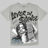 Jordan 5 Wolf Grey DopeSkill Oversize Print T-Shirt Lover In $ilence Graphic Streetwear - Grey