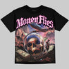 Dunk Triple Pink DopeSkill Oversize Print T-Shirt Money Flies Graphic Streetwear - Black