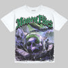 Jordan 12 Bucks DopeSkill Oversize Print T-Shirt Money Flies Graphic Streetwear - WHite