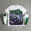 Bucks 12s DopeSkill Oversize Print T-Shirt Money Flies Graphic