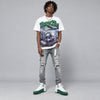 Bucks 12s DopeSkill Oversize Print T-Shirt Money Flies Graphic