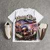 Fireside 12s DopeSkill Oversize Print T-Shirt Money Flies Graphic