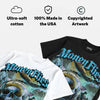 Gamma 11s DopeSkill Oversize Print T-Shirt Money Flies Graphic