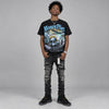 Gamma 11s DopeSkill Oversize Print T-Shirt Money Flies Graphic
