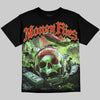 Jordan 5 Halloween DopeSkill Oversize Print T-Shirt Money Flies Graphic Streetwear - Black