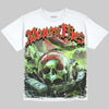 Jordan 5 Halloween DopeSkill Oversize Print T-Shirt Money Flies Graphic Streetwear - White