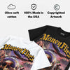 Lakers 4s DopeSkill Oversize Print T-Shirt Money Flies Graphic