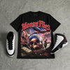 Space Jam 9s DopeSkill Oversize Print T-Shirt Money Flies Graphic