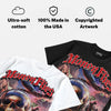 Space Jam 9s DopeSkill Oversize Print T-Shirt Money Flies Graphic