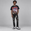 Space Jam 9s DopeSkill Oversize Print T-Shirt Money Flies Graphic