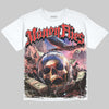 Jordan 4 Toro Bravo DopeSkill Oversize Print T-Shirt Money Flies Graphic Streetwear - White