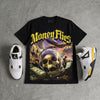 Tour Yellow 4s DopeSkill Oversize Print T-Shirt Money Flies Graphic