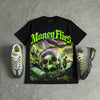 Max 95 OG 'Neon' DopeSkill Oversize Print T-Shirt Money Flies Graphic