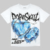 Dunk Panda White Black DopeSkill Oversize Print T-Shirt No Love Lost Graphic Streetwear - White