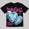 Jordan 4 Comic DopeSkill Oversize Print T-Shirt No Love Lost Graphic Streetwear - Black