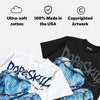 Flint 13s DopeSkill Oversize Print T-Shirt No Love Lost Graphic