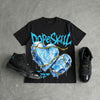 Gamma 11s DopeSkill Oversize Print T-Shirt No Love Lost Graphic