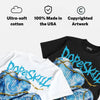 Gamma 11s DopeSkill Oversize Print T-Shirt No Love Lost Graphic