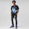 Lakers 4s DopeSkill Oversize Print T-Shirt No Love Lost Graphic