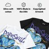 Lakers 4s DopeSkill Oversize Print T-Shirt No Love Lost Graphic