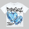Jordan 6 Oreo DopeSkill Oversize Print T-Shirt No Love Lost Graphic Streetwear - White