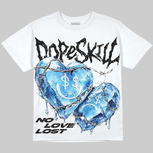 Jordan 6 Oreo DopeSkill Oversize Print T-Shirt No Love Lost Graphic Streetwear - White
