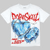 Jordan 9 Space Jam DopeSkill Oversize Print T-Shirt No Love Lost Graphic Streetwear - White