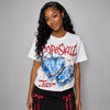 Sunset 5s DopeSkill Oversize Print T-Shirt No Love Lost Graphic
