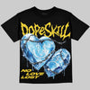 Jordan 4 Tour Yellow DopeSkill Oversize Print T-Shirt No Love Lost Graphic Streetwear - Black