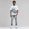 UNC 11s DopeSkill Oversize Print T-Shirt No Love Lost Graphic