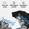 UNC 11s DopeSkill Oversize Print T-Shirt No Love Lost Graphic