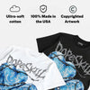 Wolf Grey 5s DopeSkill Oversize Print T-Shirt No Love Lost Graphic