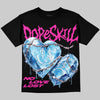Dunk Triple Pink DopeSkill Oversize Print T-Shirt No Love Lost Graphic Streetwear - Black