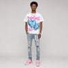 Triple Pink Dunk DopeSkill Oversize Print T-Shirt No Love Lost Graphic