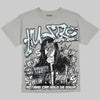 Jordan 11 Cool Grey DopeSkill Oversize Print T-Shirt No Money No Lust Graphic Streetwear - Grey