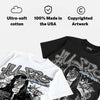 Cool Grey 11s DopeSkill Oversize Print T-Shirt No Money No Lust Graphic