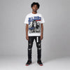 Rare Air 4s DopeSkill Oversize Print T-Shirt No Money No Lust Graphic