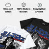 Rare Air 4s DopeSkill Oversize Print T-Shirt No Money No Lust Graphic