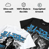 UNC 11s DopeSkill Oversize Print T-Shirt No Money No Lust Graphic