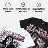 Triple Pink Dunk DopeSkill Oversize Print T-Shirt No Money No Lust Graphic