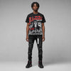 Bloodline 12s DopeSkill Oversize Print T-Shirt No Money No Lust Graphic