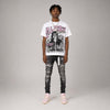 Iced Carmine 4s DopeSkill Oversize Print T-Shirt No Money No Lust Graphic