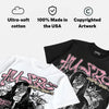 Iced Carmine 4s DopeSkill Oversize Print T-Shirt No Money No Lust Graphic