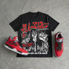Toro Bravo 4s DopeSkill Oversize Print T-Shirt No Money No Lust Graphic
