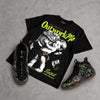 Foamposite One Green Camo DopeSkill T-Shirt No One Can Outwork Me Graphic
