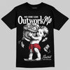 Dunk Panda White Black DopeSkill T-Shirt No One Can Outwork Me Graphic Streetwear - Black