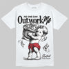Dunk Panda White Black DopeSkill T-Shirt No One Can Outwork Me Graphic Streetwear - White 