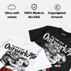 Dunk Panda White Black DopeSkill T-Shirt No One Can Outwork Me Graphic