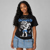Black University Blue 5s DopeSkill T-Shirt No One Can Outwork Me Graphic