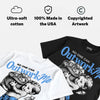 Black University Blue 5s DopeSkill T-Shirt No One Can Outwork Me Graphic